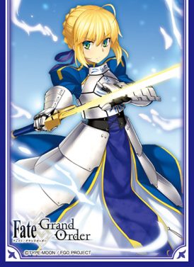 きゃらスリーブコレクションマットシリーズ　Fate/Grand Order　セイバー／アルトリア・ペンドラゴン（イラスト：無望菜志）(No.MT318)